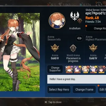 Epic Seven Accounts Starter GLOBAL|6ML(LCermia,TEKayron,NMLuna,LCBellona,AVildred,Etc)|PoH+Bless ON|SS 1K|Abyss F61|Check