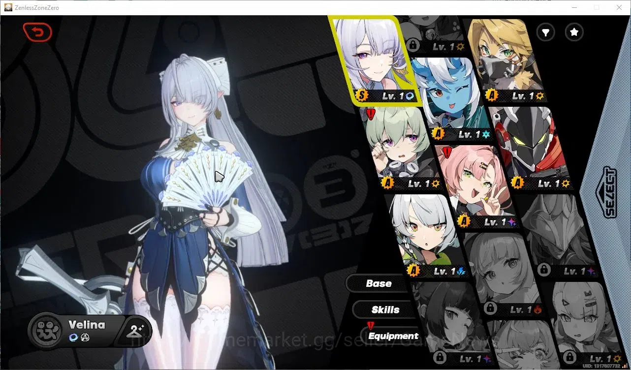 Zenless Zone Zero Accounts Starter ASIA| IK 05 | S1 Prologue | 1 Limited ( Velina Airgid )|All Unset|MC Male|Log Google|Take 3