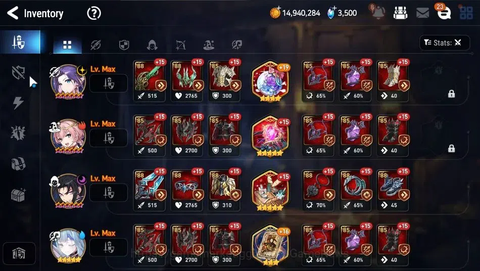 Epic Seven Accounts GLOBAL Unverif|New Era|8 ML(DB Senya,SOT Snow,TE K image 16