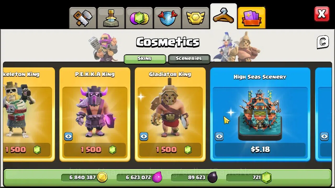 Clash of Clans Accounts TH 14-BH 10|LV 127|HH 8|BK 46,AQ 71,GW 26,MP 30,RC image 16