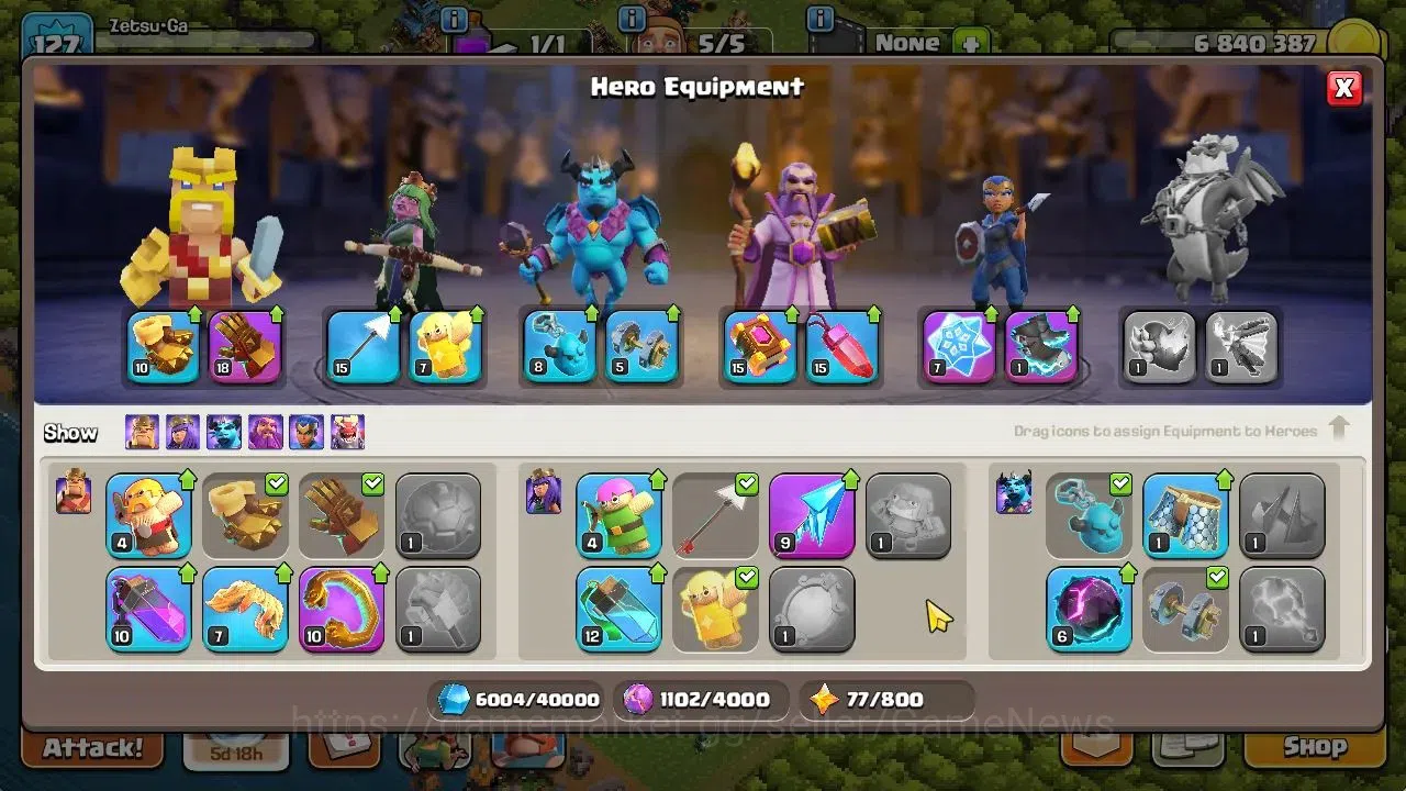 Clash of Clans Accounts TH 14-BH 10|LV 127|HH 8|BK 46,AQ 71,GW 26,MP 30,RC image 8