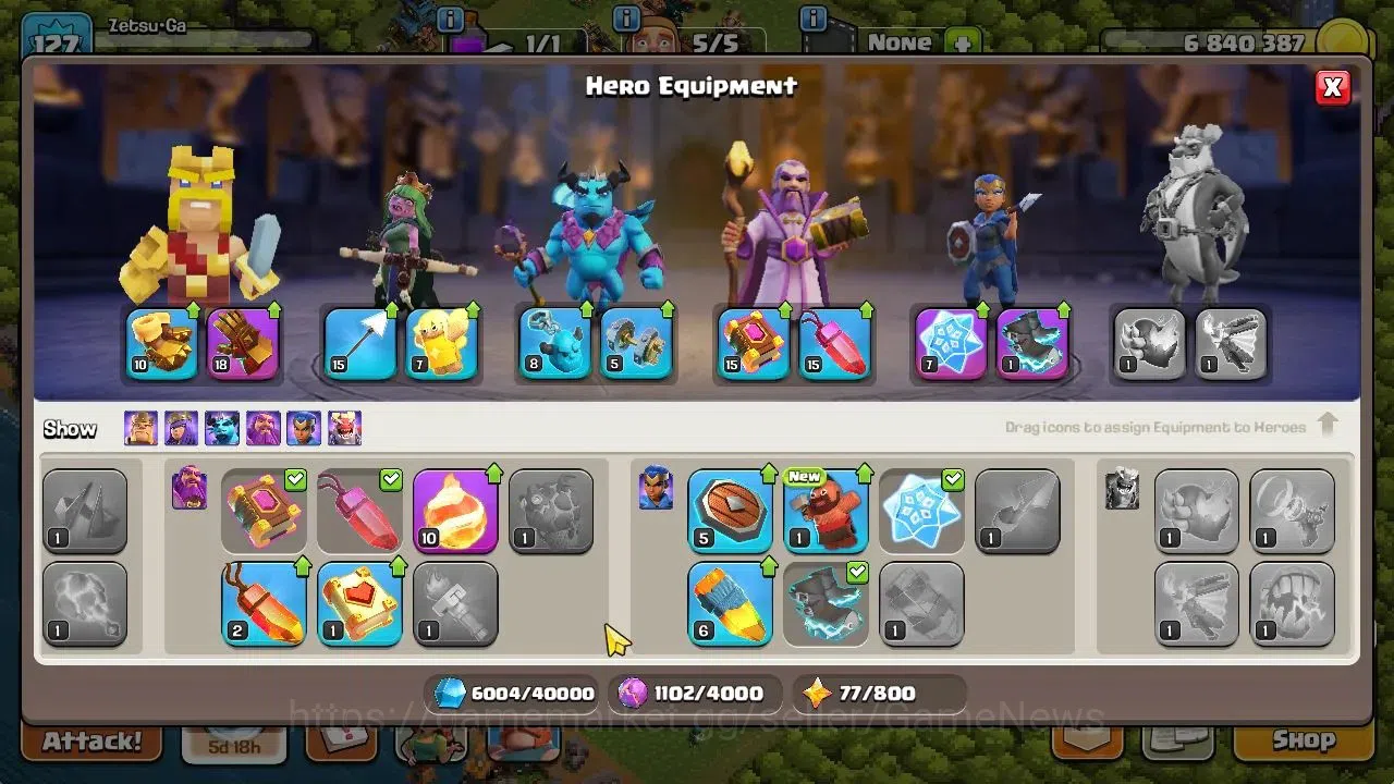 Clash of Clans Accounts TH 14-BH 10|LV 127|HH 8|BK 46,AQ 71,GW 26,MP 30,RC image 9