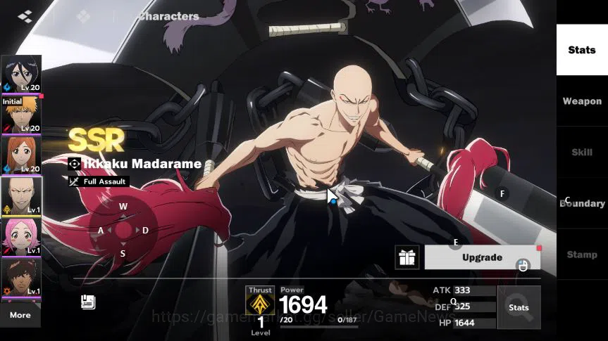 BLEACH: Soul Resonance Accounts Nuverse SEA|Best Starer 1 SSR (Ikkaku Madarame) +9 image 11