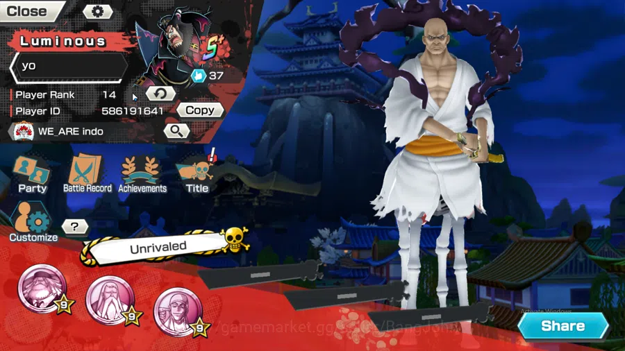 One Piece Bounty Rush Accounts Global | 2EX | 2MAX | Borsalino, St.EthanbaronV.Nu image 2