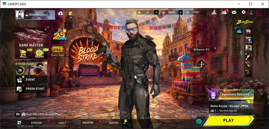 Blood Strike Accounts Collab Skin ASIA|Eternal Zero-Odashadow|11 Ultra Zero,Ran,URB,SCAR|Collab TokRev MCX & Takemichi,Enzo 1