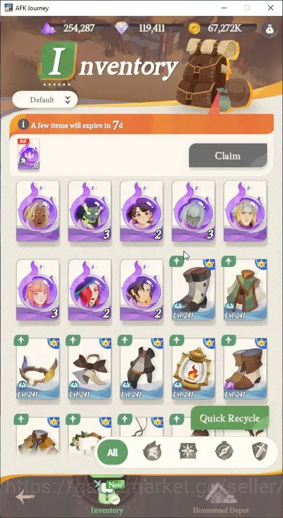 AFK Journey Accounts GLOBAL S468|Ready Gacha|7 Hero Selector|29 S Char image 10