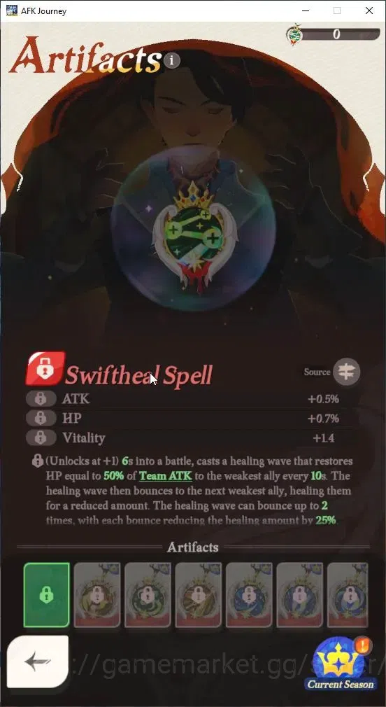 AFK Journey Accounts GLOBAL S468|Ready Gacha|7 Hero Selector|29 S Char image 4