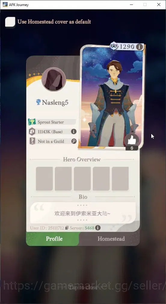 AFK Journey Accounts GLOBAL S468|Ready Gacha|7 Hero Selector|29 S Char image 5
