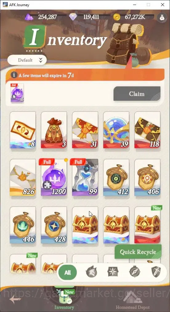 AFK Journey Accounts GLOBAL S468|Ready Gacha|7 Hero Selector|29 S Char image 7