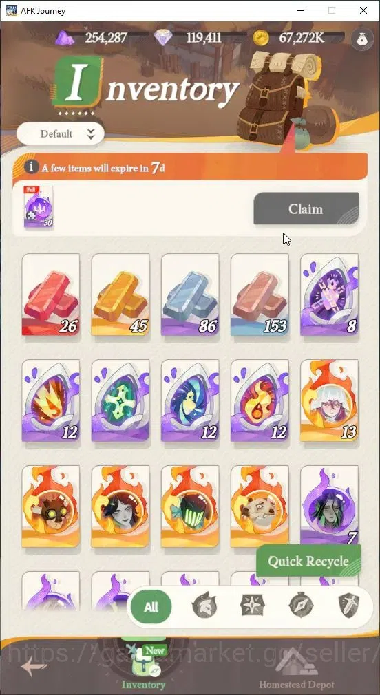AFK Journey Accounts GLOBAL S468|Ready Gacha|7 Hero Selector|29 S Char image 9