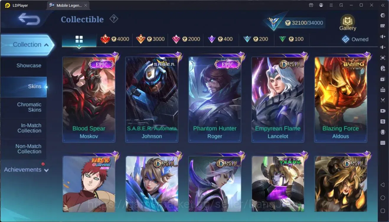 Mobile Legends: Bang Bang Accounts Global|Hero 108|Skin 153|Expert|CC Natalia|Naruto image 10