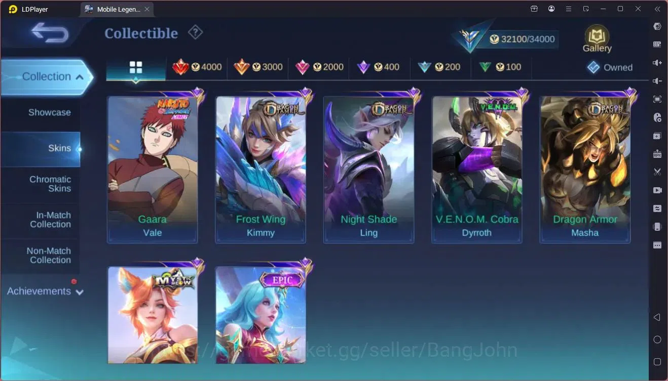 Mobile Legends: Bang Bang Accounts Global|Hero 108|Skin 153|Expert|CC Natalia|Naruto image 11