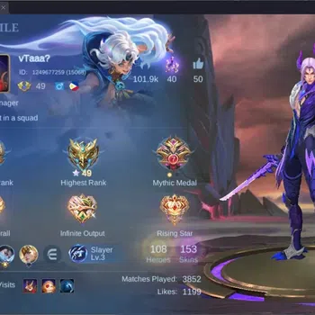 Mobile Legends: Bang Bang Collector Global|Hero 108|Skin 153|Expert|CC Natalia|Naruto  image 1