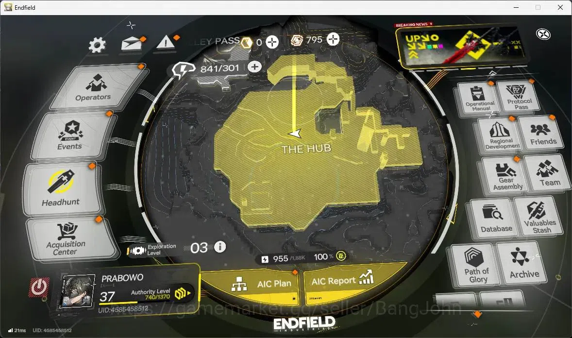 Arknights: Endfield Accounts ASIA|Lv37|2Limited+2Sign|Yvonne+Sign,Tangtang,Ardelia+Sign|MC Male|AKE467B 10