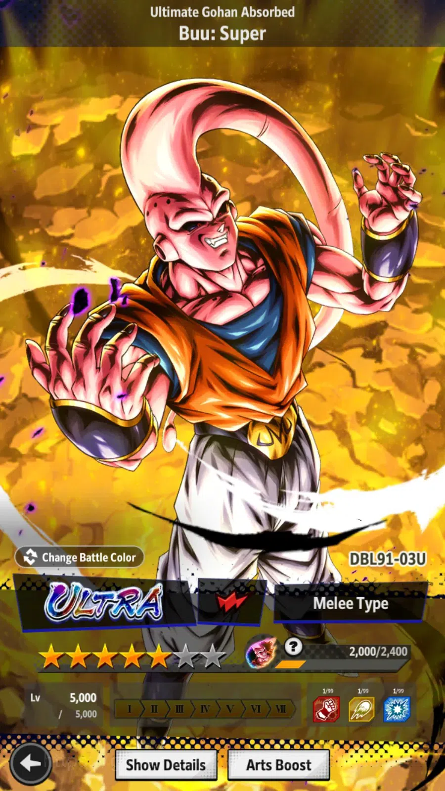 Dragon Ball Legends Accounts High-End Android | Lvl 168|135M Total Power|865 CC|4 LR|6 UL|LR Trunks&Gohan,SSG Shallet 11