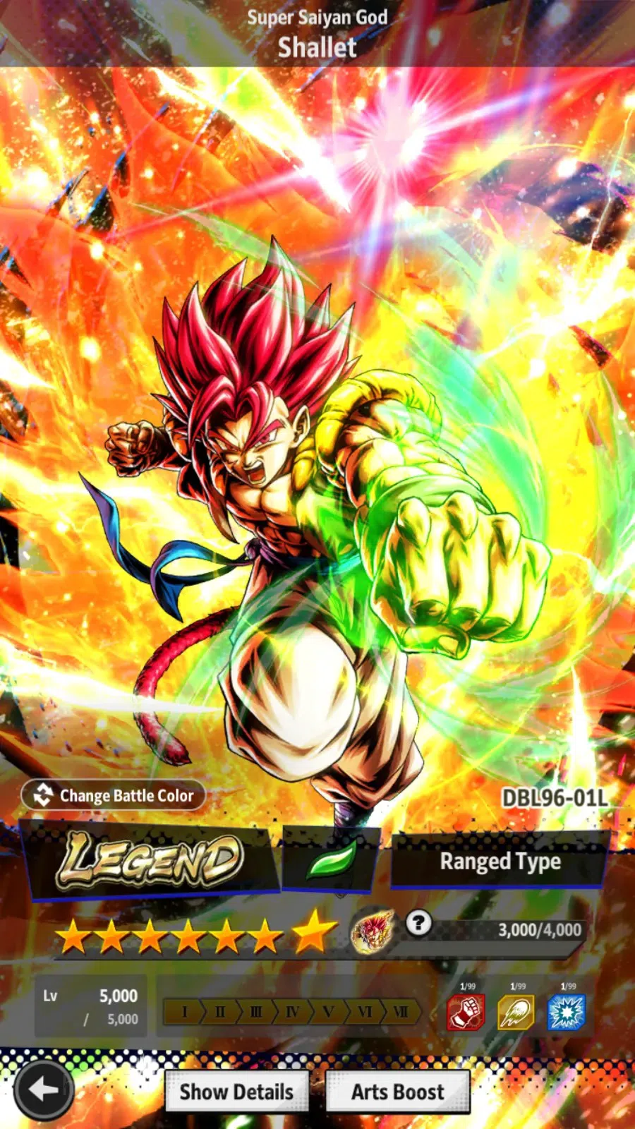Dragon Ball Legends Accounts High-End Android | Lvl 168|135M Total Power|865 CC|4 LR|6 UL|LR Trunks&Gohan,SSG Shallet 4