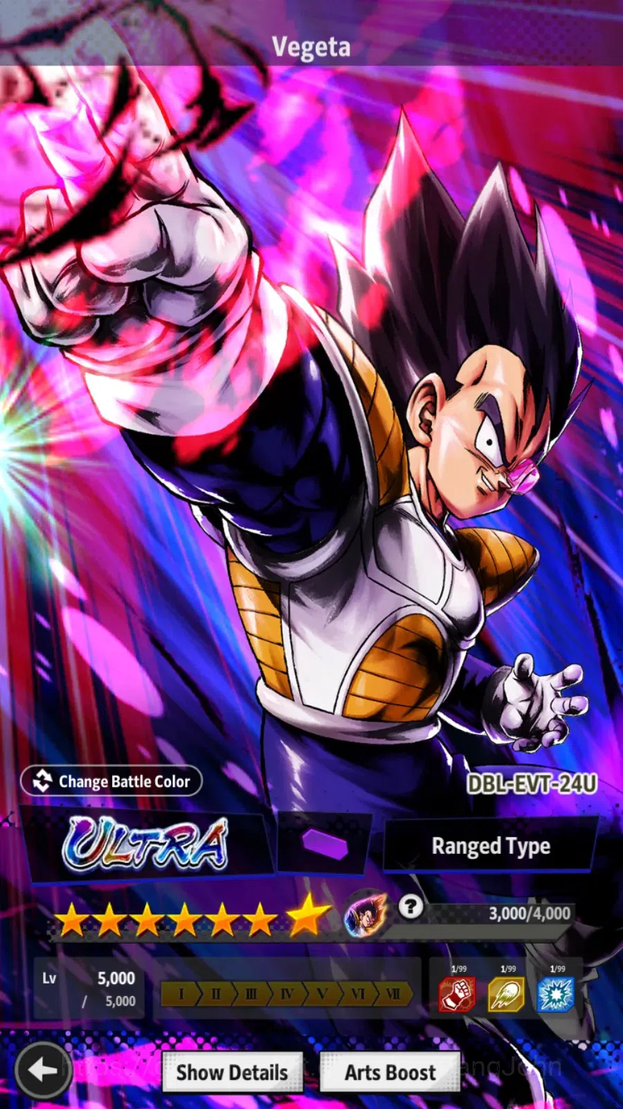 Dragon Ball Legends Accounts High-End Android | Lvl 168|135M Total Power|865 CC|4 LR|6 UL|LR Trunks&Gohan,SSG Shallet 8