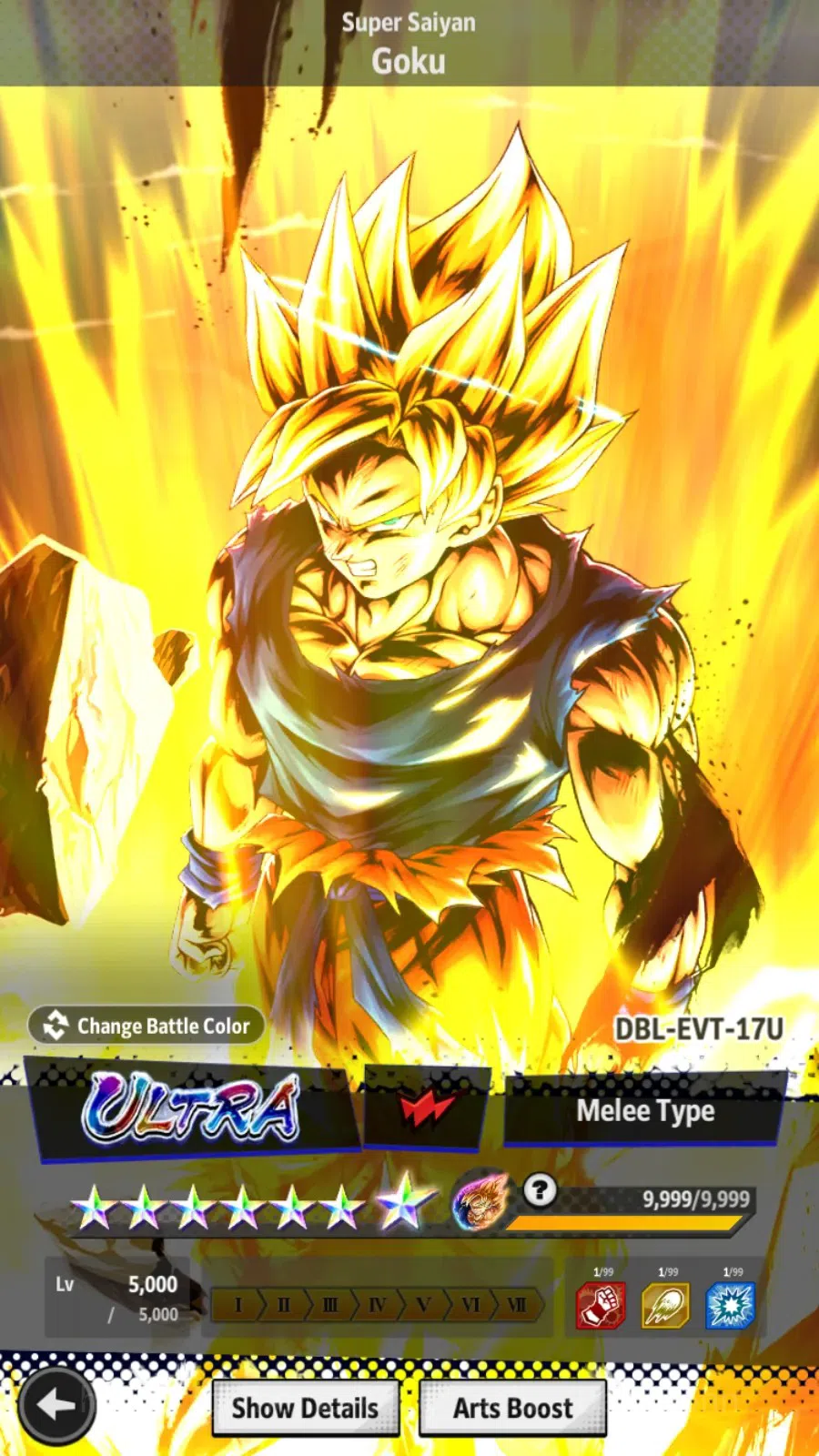 Dragon Ball Legends Accounts High-End Android | Lvl 168|135M Total Power|865 CC|4 LR|6 UL|LR Trunks&Gohan,SSG Shallet 9