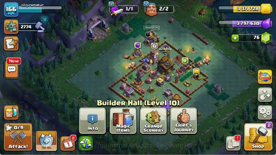 Clash of Clans Accounts Global |TH 16-BH 10|LVL 166| AQ 68 ,MP 43 ,GW 44 , image 17