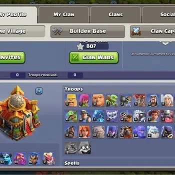 Clash of Clans High-End Global |TH 16-BH 10|LVL 166| AQ 68 ,MP 43 ,GW 44 , image 1