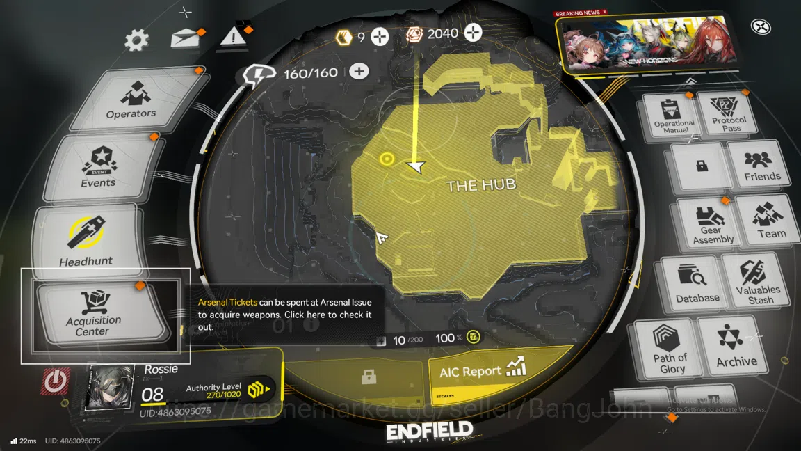 Arknights: Endfield Accounts ASIA | Starter ACC| Tangtang, WP 6s 4 | More detai image 3