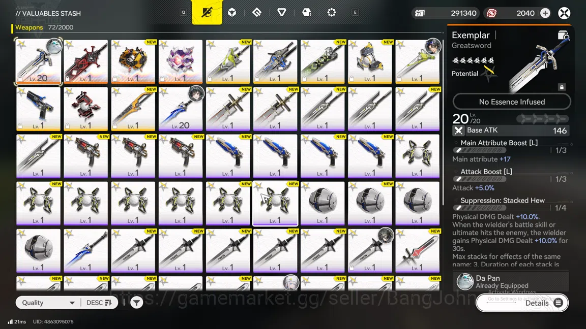 Arknights: Endfield Accounts ASIA | Starter ACC| Tangtang, WP 6s 4 | More detai image 4