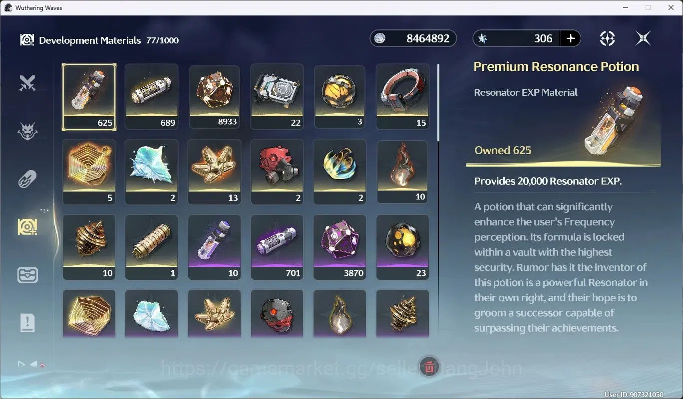 Wuthering Waves Accounts SEA|UL 63|Rank 7|3 Char Limited[Hiyuki,LuukHerssen image 11