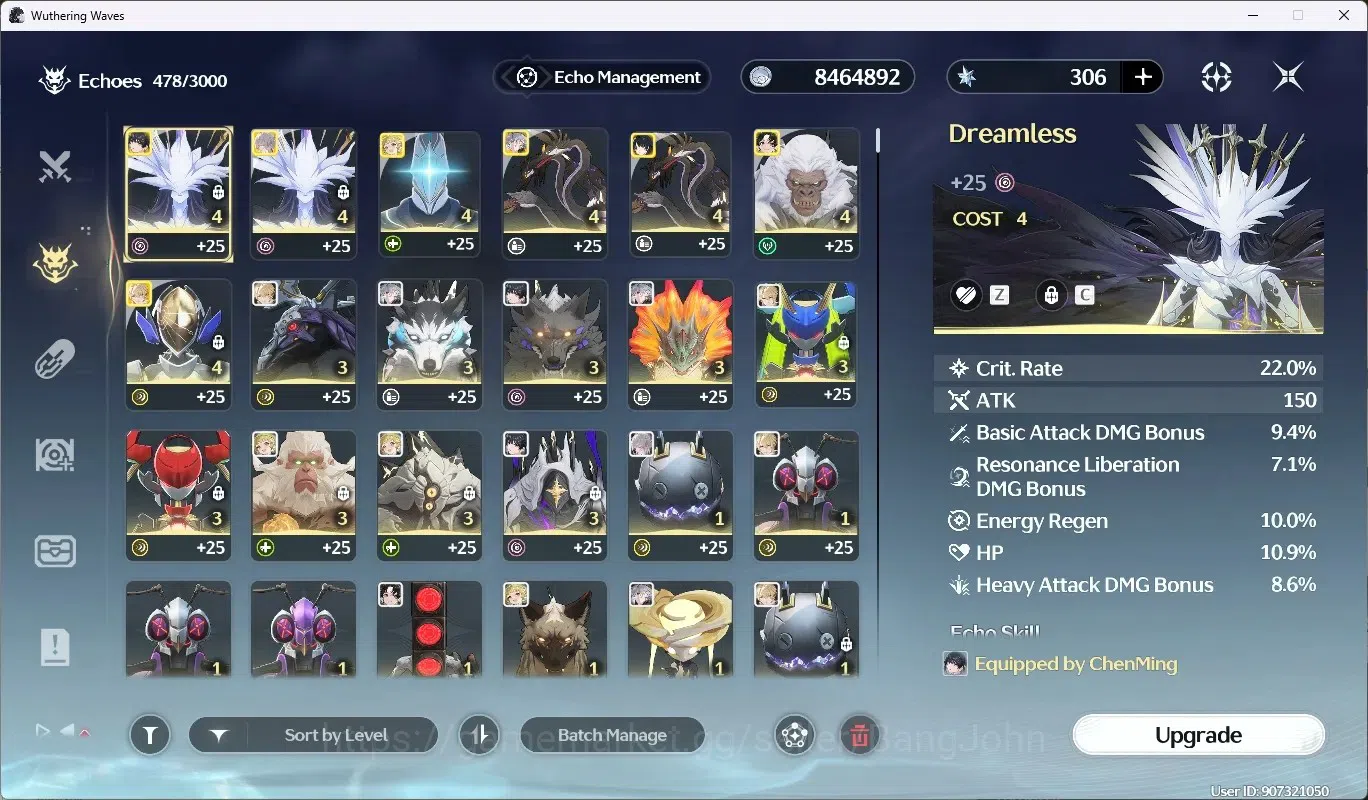 Wuthering Waves Accounts SEA|UL 63|Rank 7|3 Char Limited[Hiyuki,LuukHerssen image 9