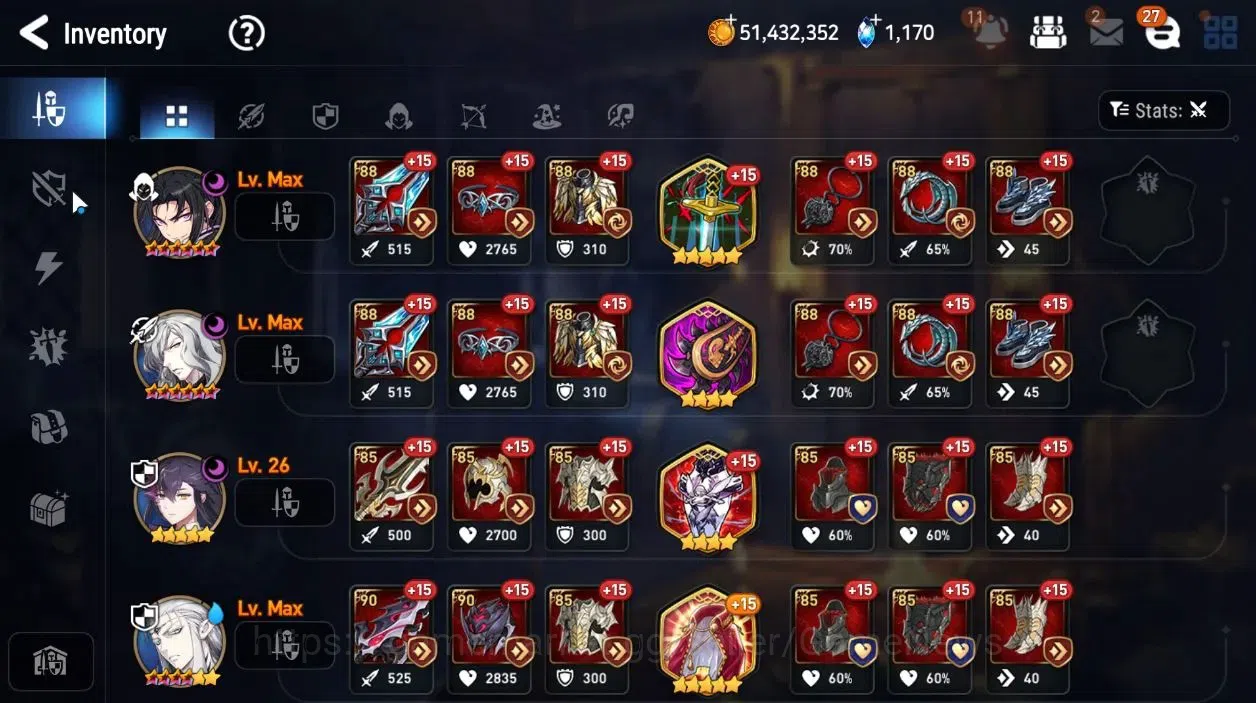 Epic Seven Accounts Global|UnVerif|9 ML(BMHaste,RoLight,Zio,LW Peira,S image 19