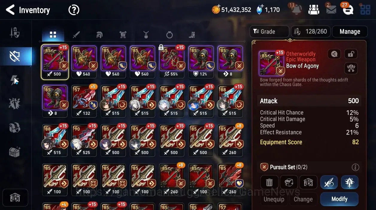 Epic Seven Accounts Global|UnVerif|9 ML(BMHaste,RoLight,Zio,LW Peira,S image 20