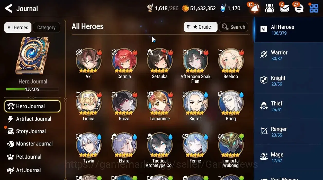 Epic Seven Accounts Global|UnVerif|9 ML(BMHaste,RoLight,Zio,LW Peira,S image 5