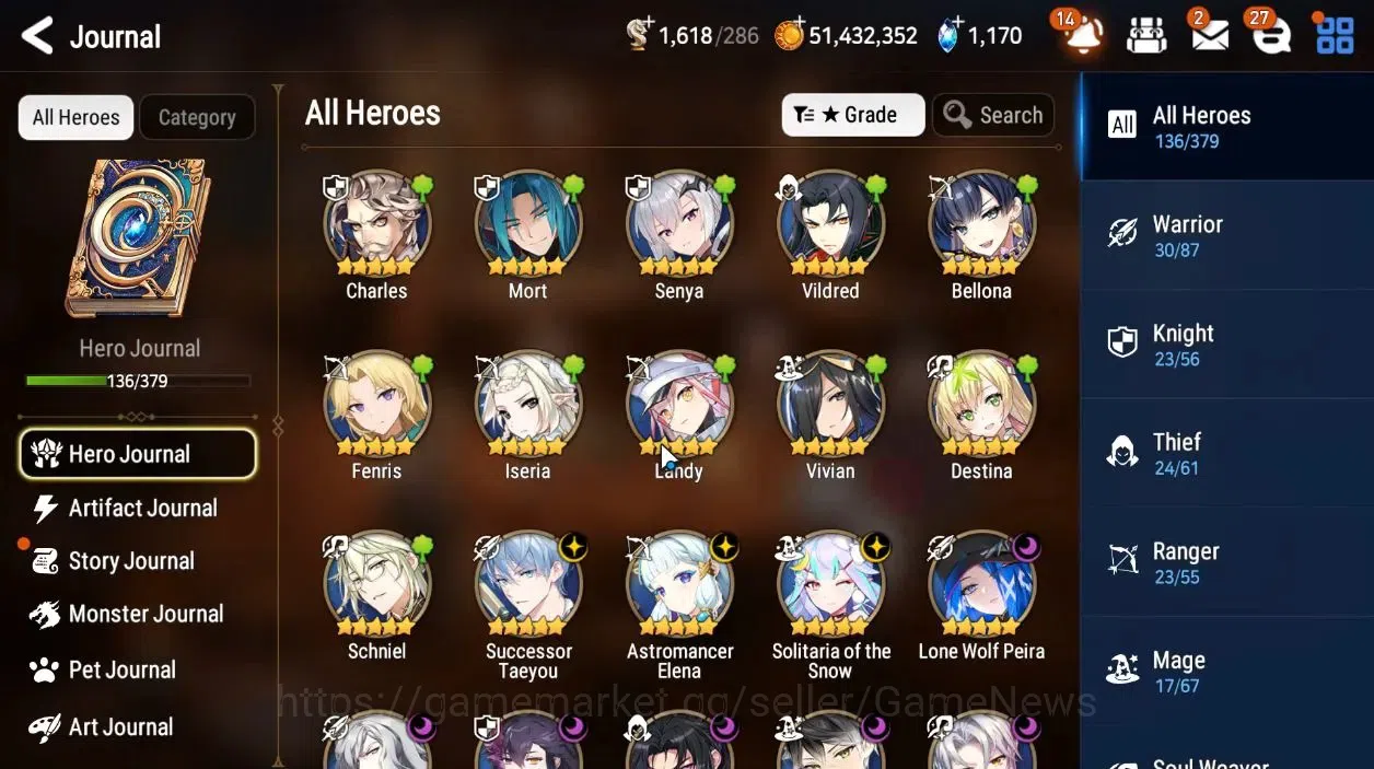 Epic Seven Accounts Global|UnVerif|9 ML(BMHaste,RoLight,Zio,LW Peira,S image 6