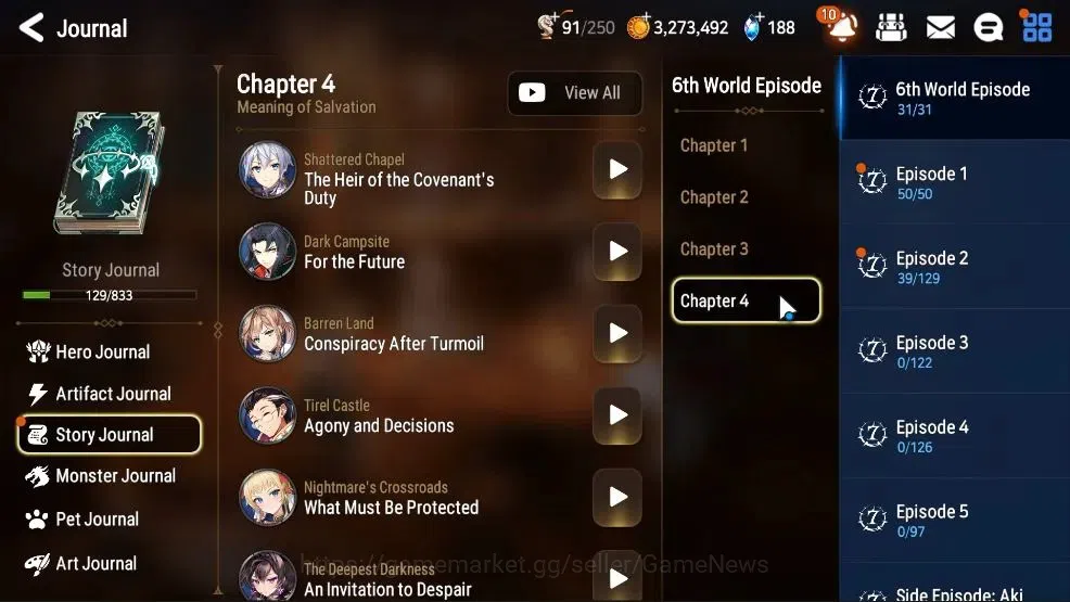 Epic Seven Accounts GLOBAL UnVerif|New Era|5 ML(Rhianna & Luciella,Zio image 10