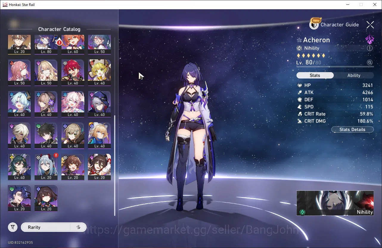 Honkai Star Rail Accounts ASIA | TL 65 | 12 Limit | 3 Golden Ticket | Hysile image 3
