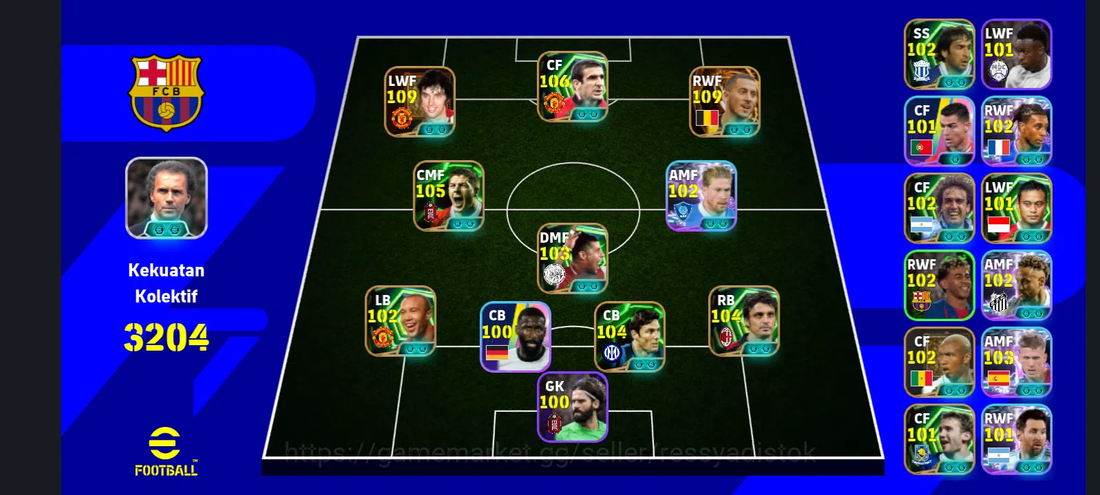eFootball Accounts Meta Player EFOOTBALL 2026 | BIG TIME HAZARD, GEORGE BEST, R MAZARUI, ERIC CANTONA, POWER 3204, CHEAPEST 1