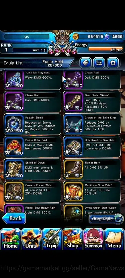 Grand Summoners Accounts Global|Rank 1|2855 cc Ready Gacha|2 Ascend| Summer image 6