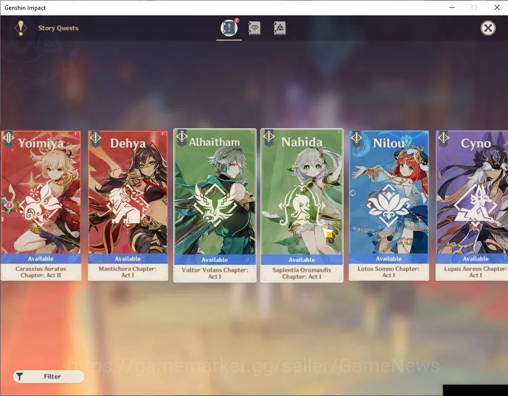 Genshin Impact Accounts End Game ASIA |AR 56 |4 Limited + 3 (*5Wep) |Ineffa+Sign,Durin,Mualani,Nahida |Starcaller Watch |Mc 14