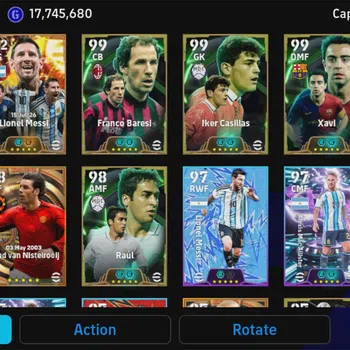 eFootball Accounts Others Mobile|PW 3210|New Lionel Messi Big T,Franco Baresi Epic,Iker Casillas Epic,Ruud Van Nistelrooij