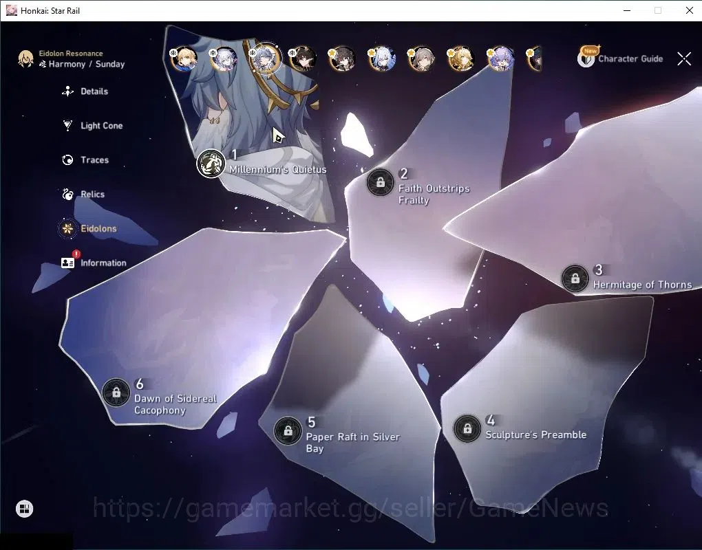 Honkai Star Rail Accounts Asia|TL 50|9 Limited|Saber+Sign,Sunday E1,Yao Guan image 5
