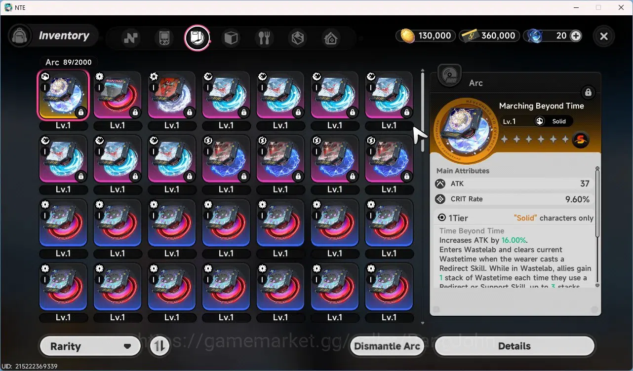 Neverness to Everness Accounts EU | Starter Lv 3 | 1 SSR Selector + 6 SR | MC Fem image 6