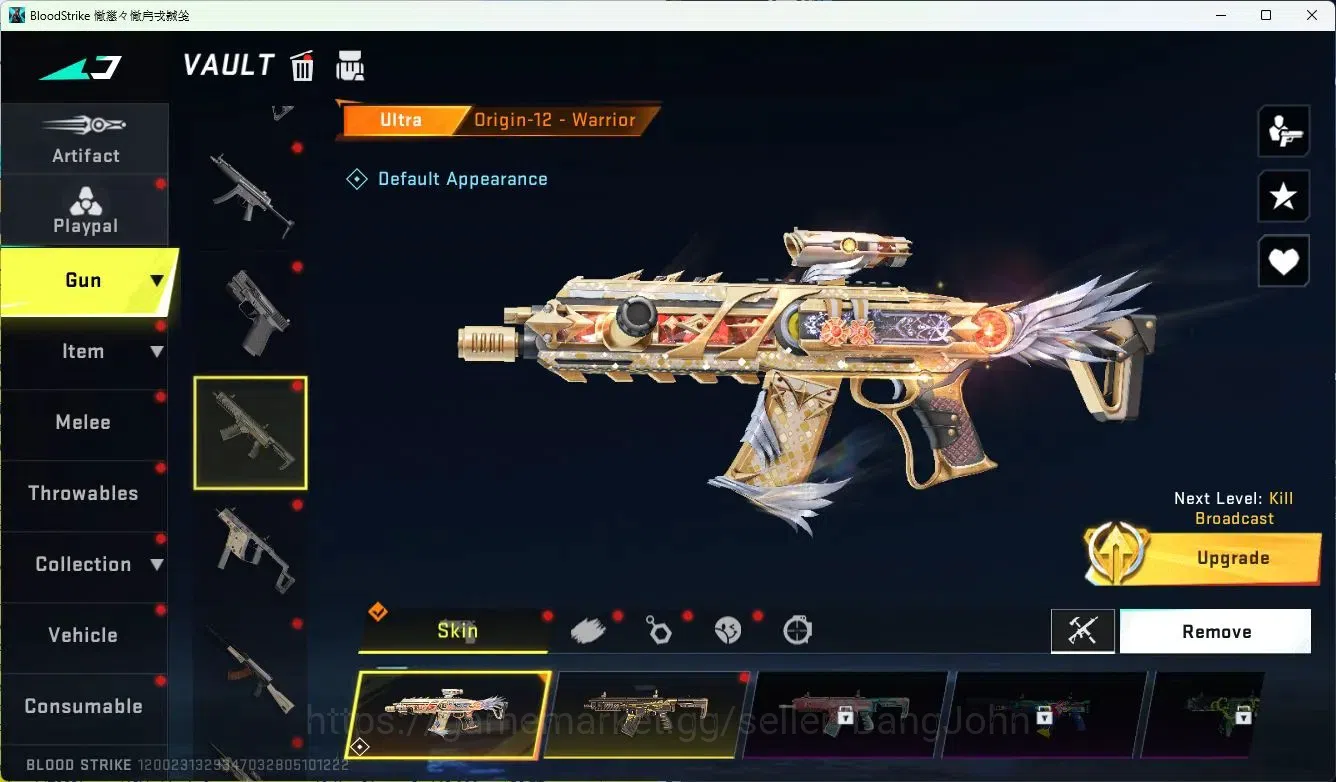 Blood Strike Accounts ASIA|ETERNAL=AUG(LVL4)|ULTRA=BTFLY KNIFE|EVOFED=FA image 15