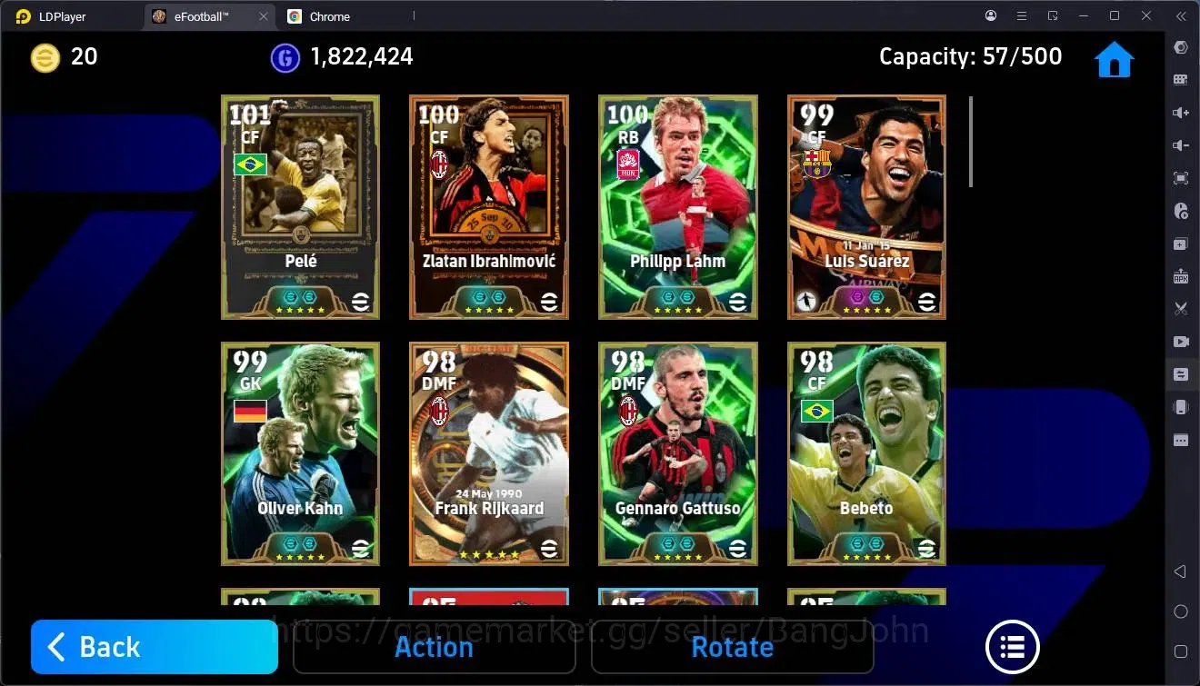eFootball Accounts Mobile |PW 3212|Bigtime Ibrahimovic,Suarez,Rijkaar image 4