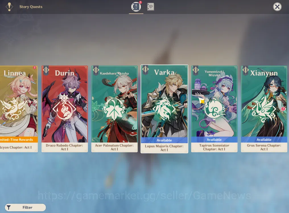 Genshin Impact Accounts ASIA|AR56|4Limited +2(*5Weapon)|Skirk,Flint,Columb image 12