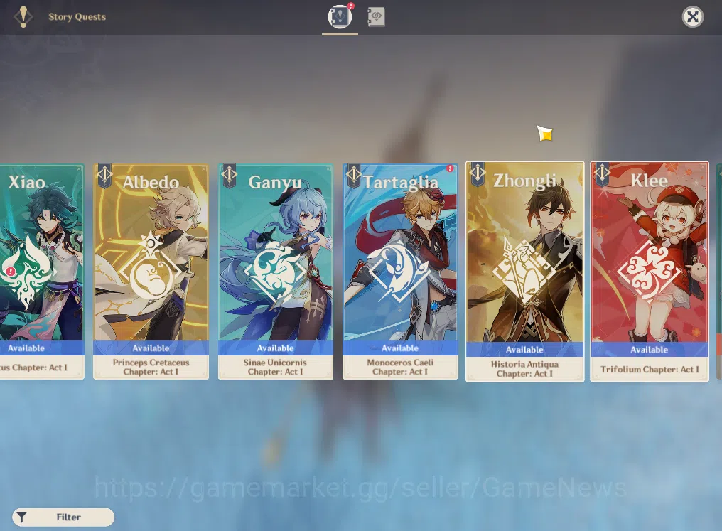 Genshin Impact Accounts ASIA|AR56|4Limited +2(*5Weapon)|Skirk,Flint,Columb image 15