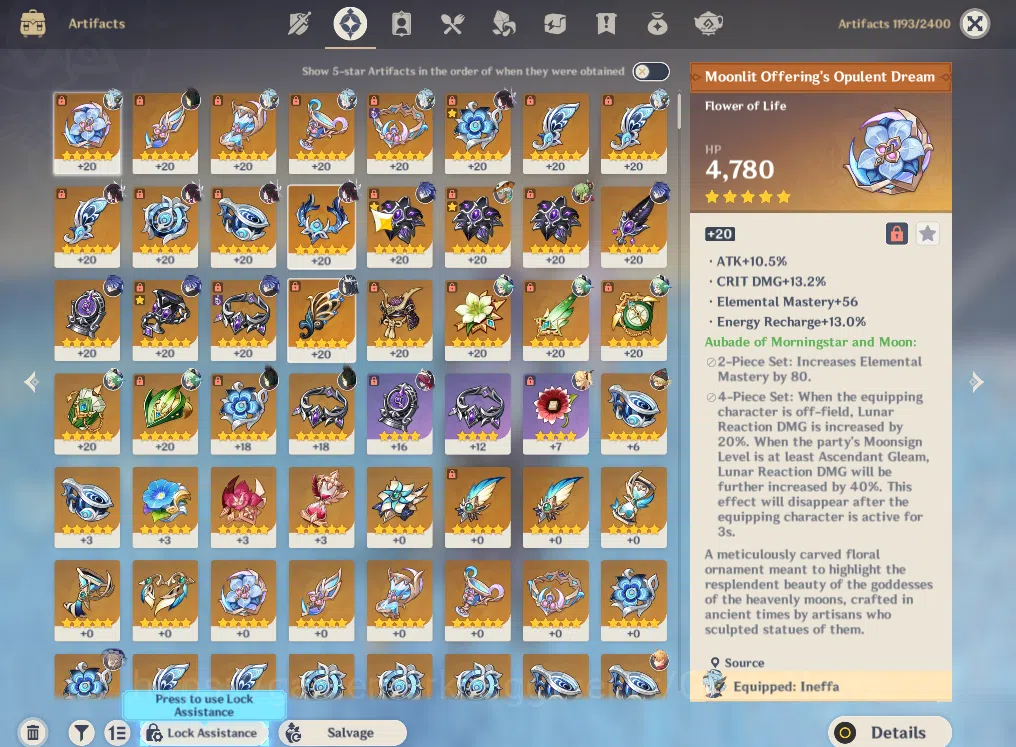 Genshin Impact Accounts ASIA|AR56|4Limited +2(*5Weapon)|Skirk,Flint,Columb image 5