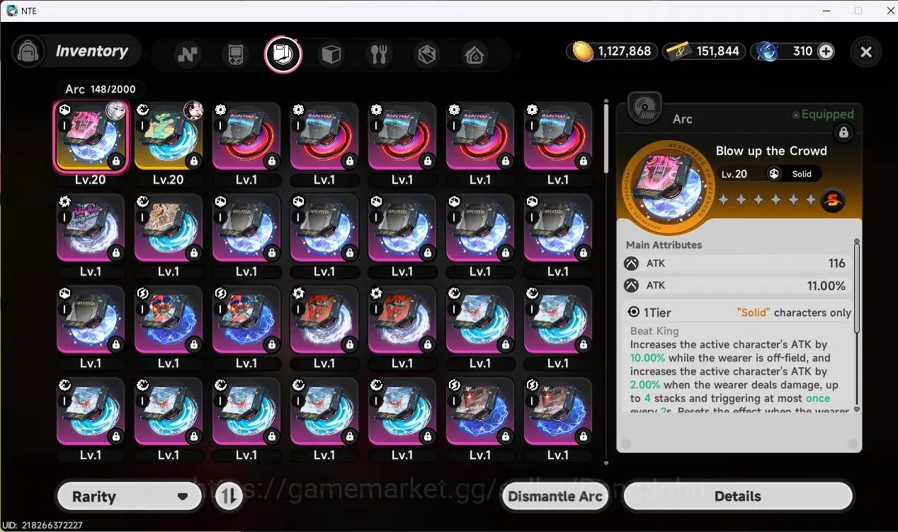 Neverness to Everness Accounts NA | Lv 14 | 3 S-Class (Lacrimosa+Sign+Gilded Outf image 10