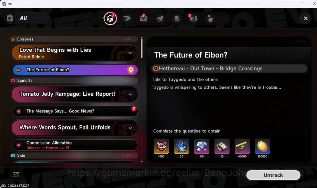 Neverness to Everness Accounts NA | Lv 14 | 3 S-Class (Lacrimosa+Sign+Gilded Outf image 15