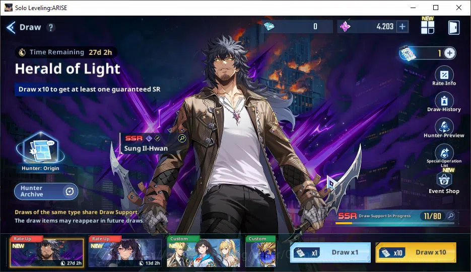 Solo Leveling: ARISE Accounts Power 768K| 13SSR (Cha Hae-In A6+SignA8, Mirei A5+ image 10