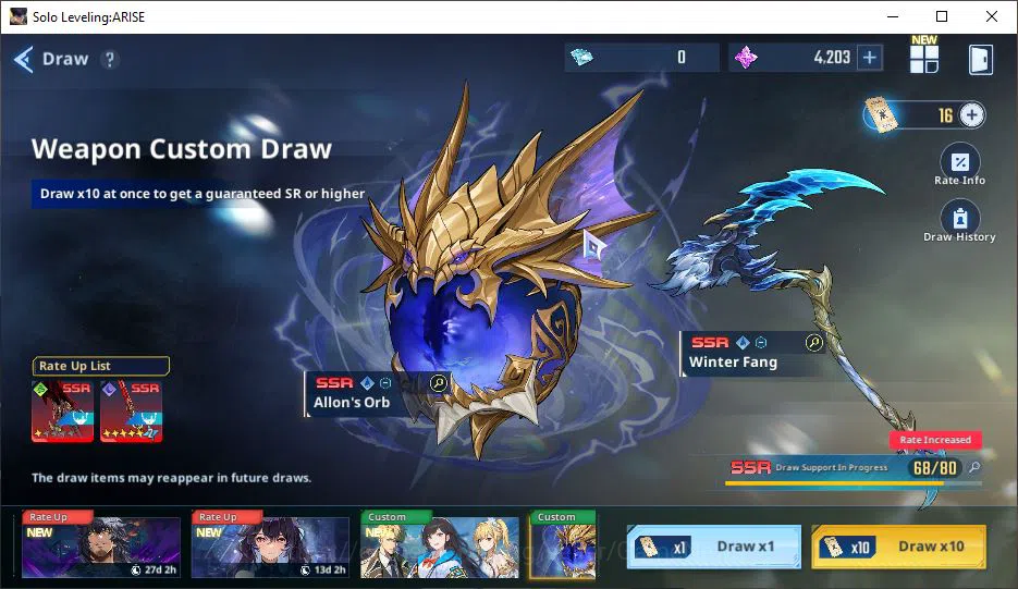 Solo Leveling: ARISE Accounts Power 768K| 13SSR (Cha Hae-In A6+SignA8, Mirei A5+ image 12