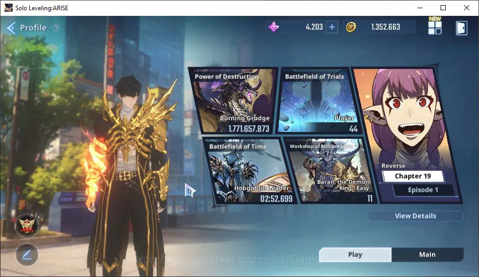 Solo Leveling: ARISE Accounts Power 768K| 13SSR (Cha Hae-In A6+SignA8, Mirei A5+ image 3